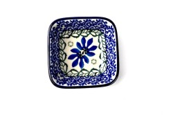 604 Bunzlau vierkant schaaltje 8 x 8 cm 1061X 604 Kleine vierkante schaaltjes 8 x 8 cm